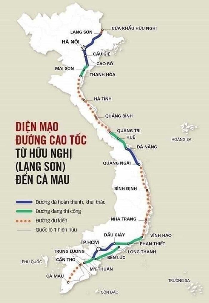 dự án cao tốc bắc nam ảnh 1