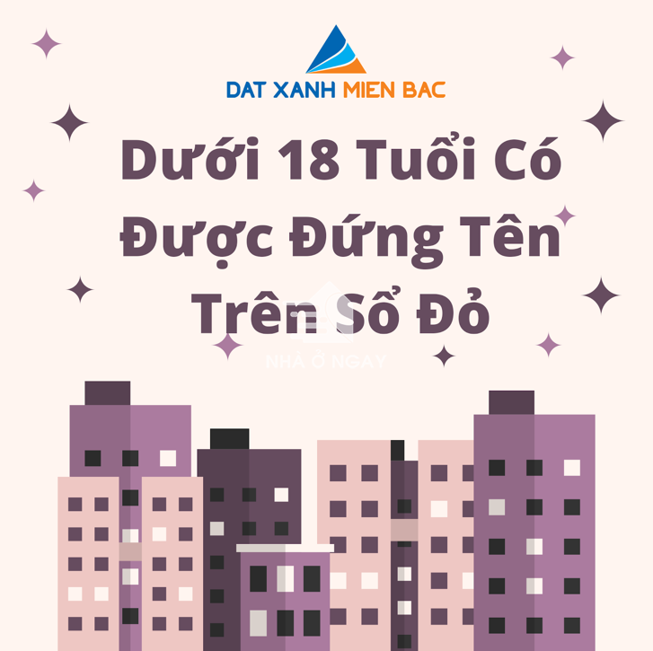 Người đủ 18 tuổi có được đứng tên sổ đỏ?