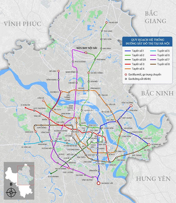 Với tuyến đường sắt đồng bộ, tốc độ vượt trội, dân cư Hà Nội sẽ không phải lo lắng về chuyện mất thời gian di chuyển nữa.