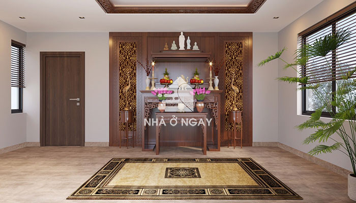 bố trí phòng thờ hợp phong thủy gia chủ