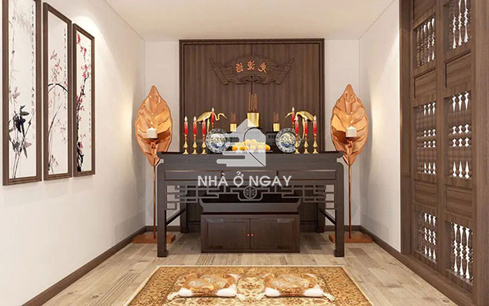 bố trí phòng thờ hợp phong thủy hợp mệnh