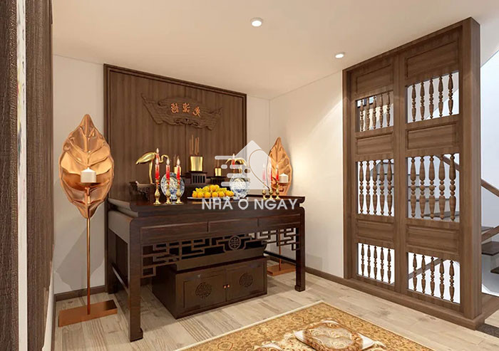 bố trí phòng thờ hợp phong thủy nhất