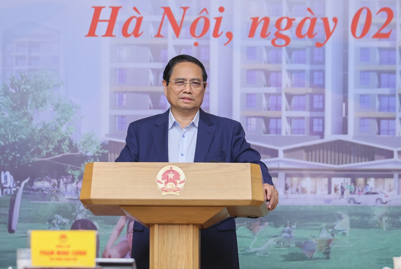 Thủ tướng Phạm Minh Chính phát biểu trong hội nghị