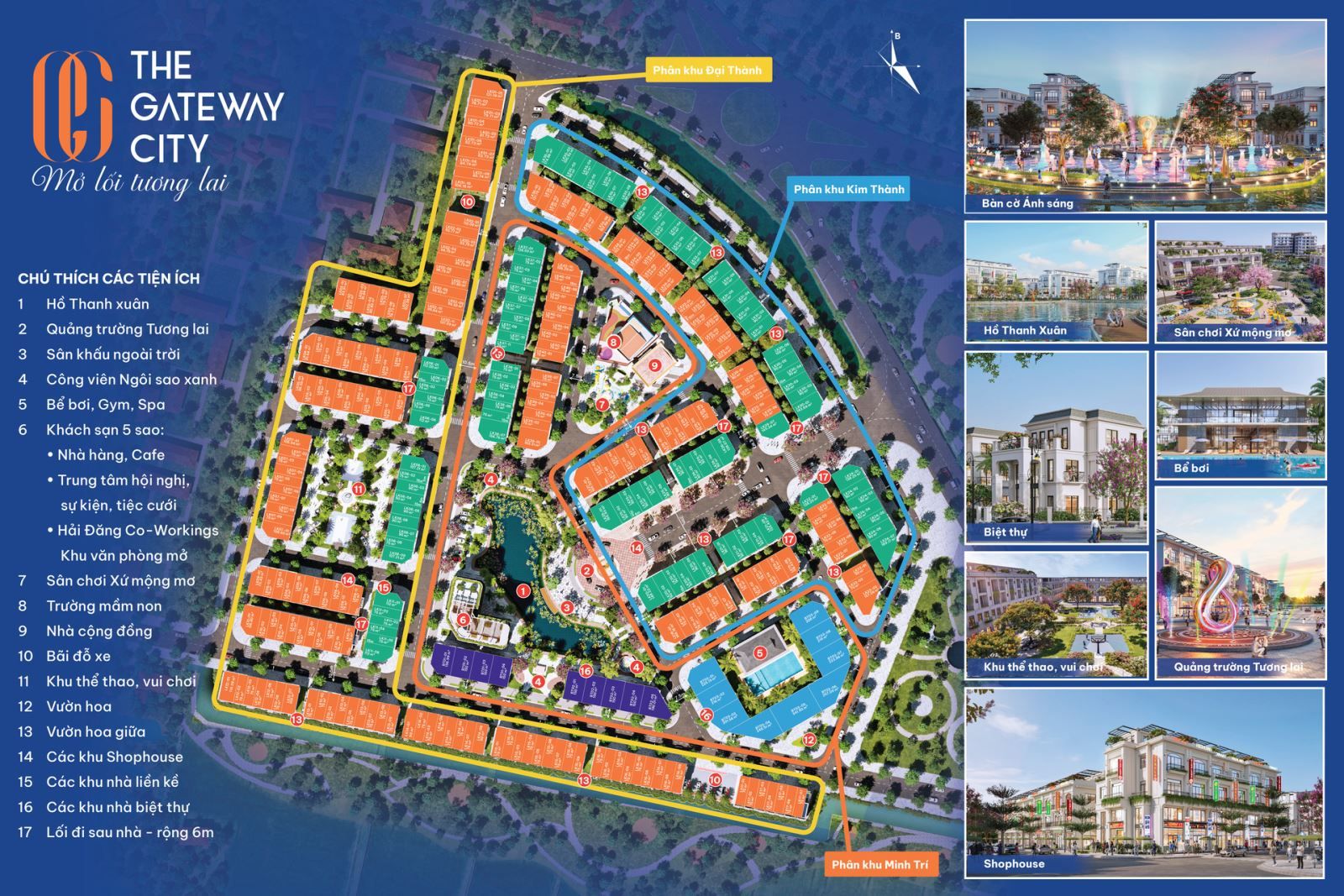 Tiện ích dự án The Gateway City