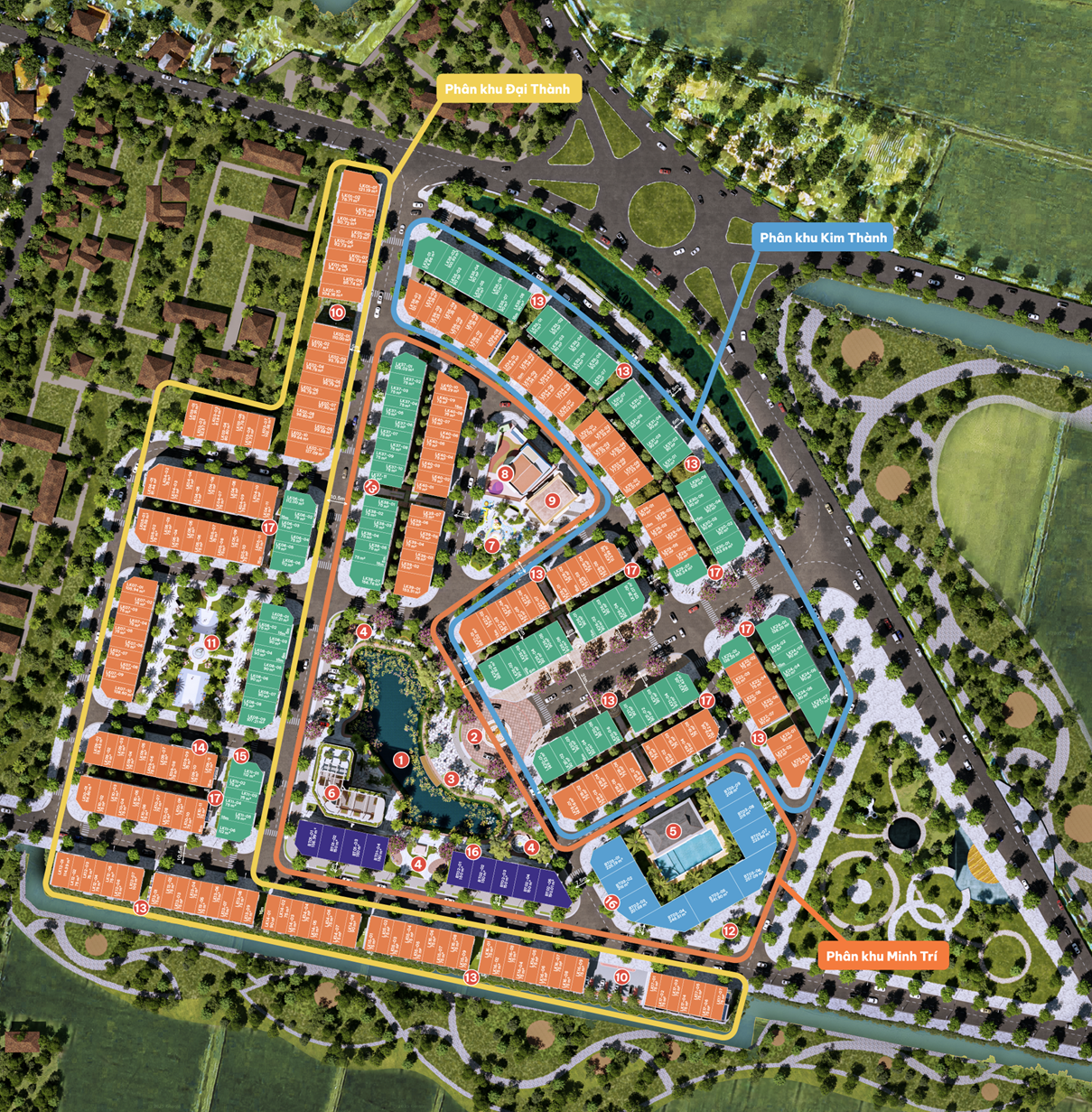 Mặt bằng tổng thể dự án The Gateway City