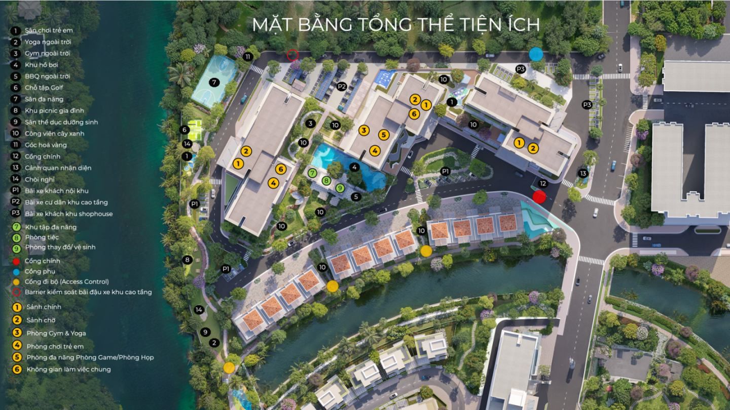 Mặt bằng tiện ích